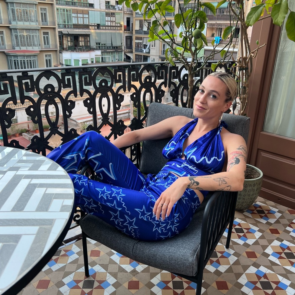 House of Sunny Co-Ord Blue Disco
